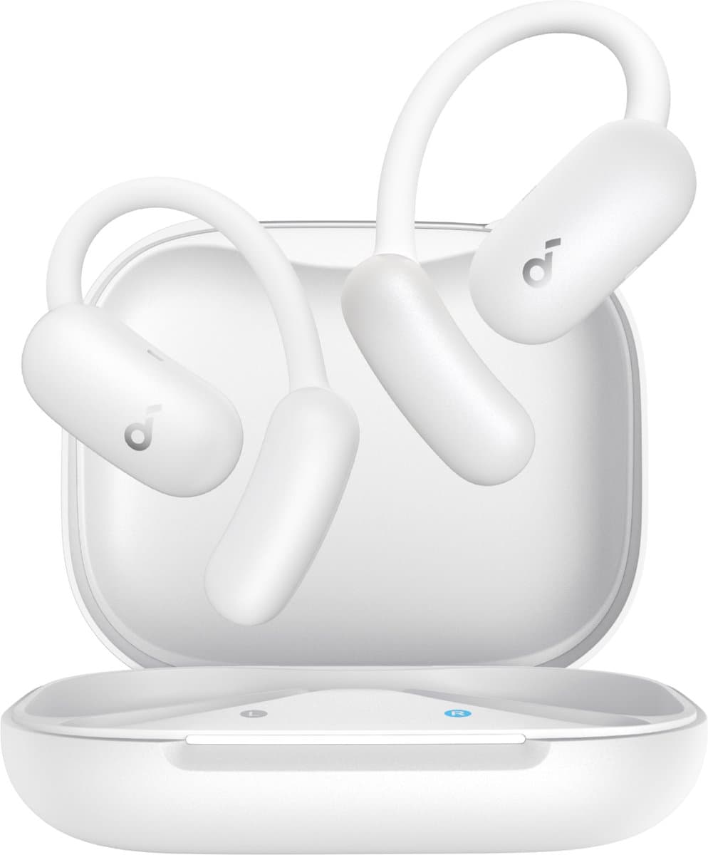 soundcore AeroFit 2 AI Assistant open-ear koptelefoon van Anker - Zit lekker zonder druk - 2x rijkere bas - Oordopjes met realtime vertaling - Hoge resolutie - 35 uur speeltijd - IP55 — afbeelding 1