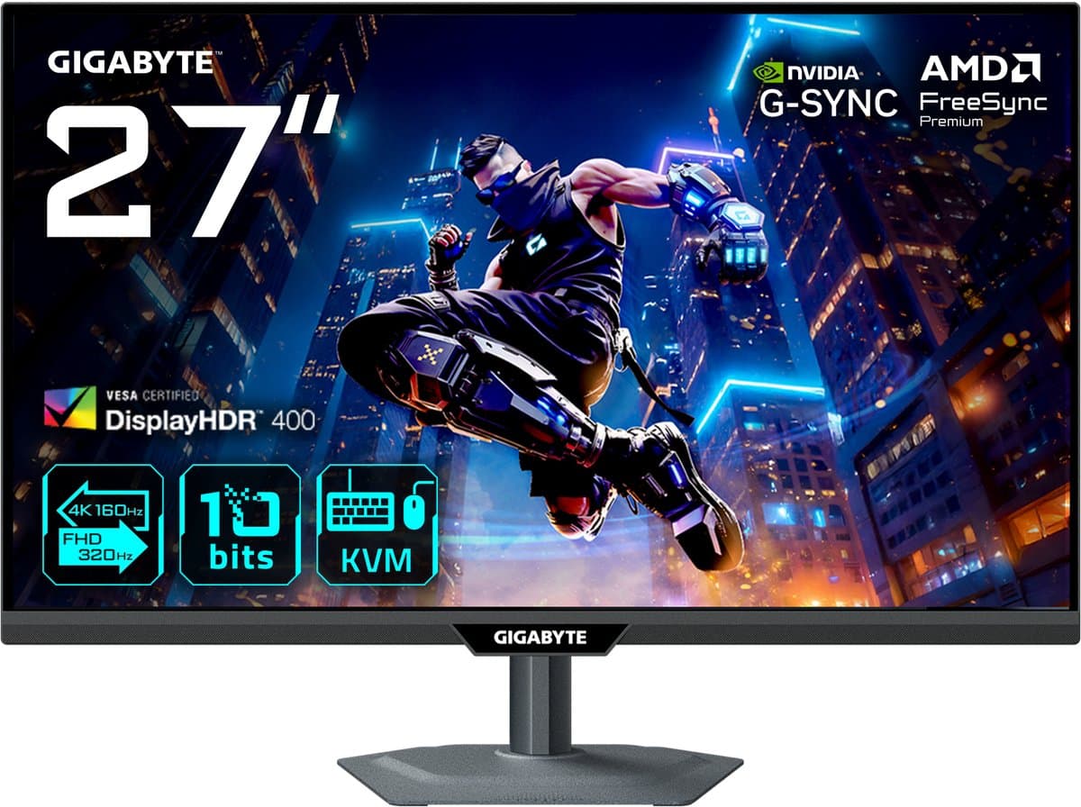 GIGABYTE M27UP 27'' 4K UHD gaming monitor — afbeelding 1