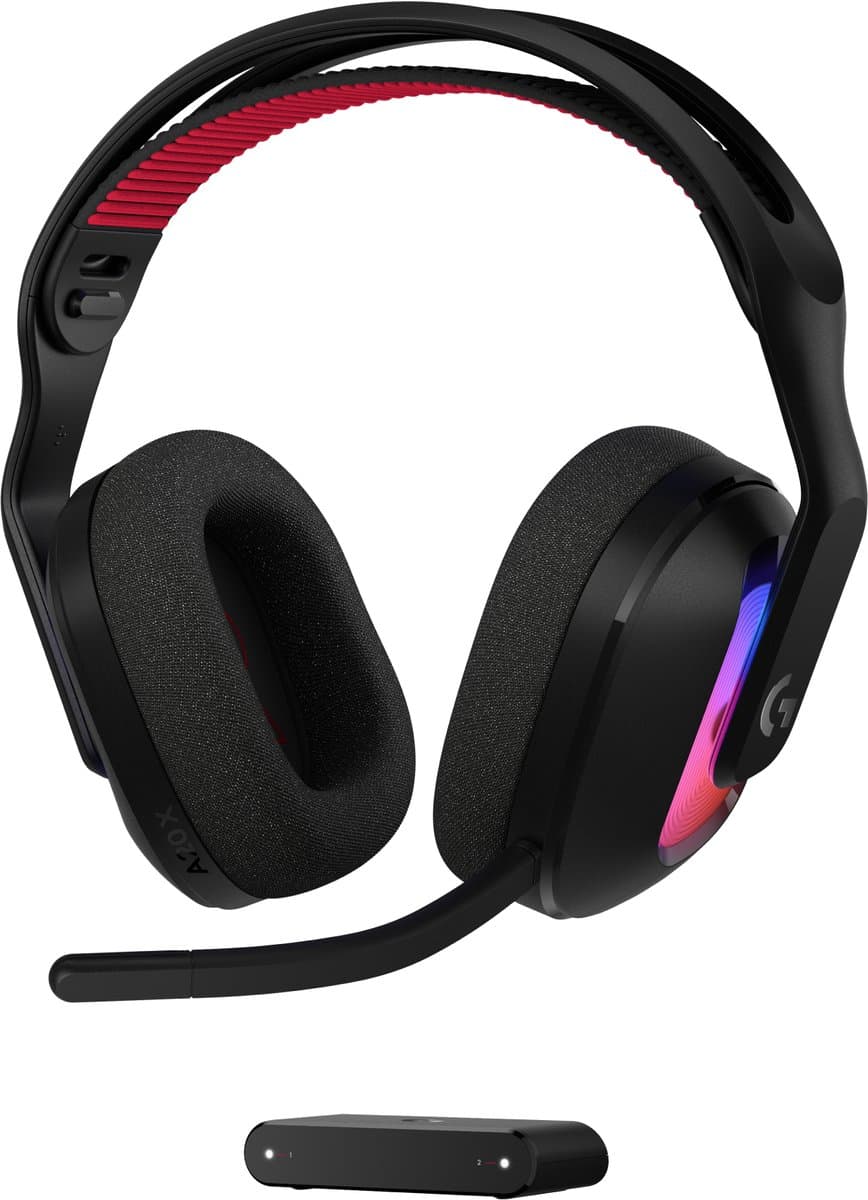 LOGITECH G Astro A20 X LIGHTSPEED On-ear Draadloze hoofdtelefoon Zwart — afbeelding 1