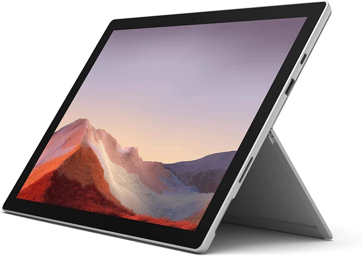 Surface Pro 7+ Cellular (256GB SSD | 16GB RAM | i5-1135G7 | Platinum) — afbeelding 1