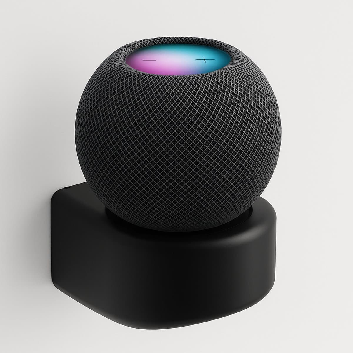 Promount Stopcontact Houder geschikt voor HomePod mini – Wandhouder / Speaker Wall Mount – EU Stekker – Zwart — afbeelding 1