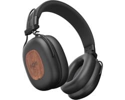 House of Marley Positive Vibration Rebel ANC Draadloze Koptelefoon - Active Noise Cancelling - 130 uur Batterijduur - Bluetooth Hoofdtelefoon - Duurzame Materialen - Zwart