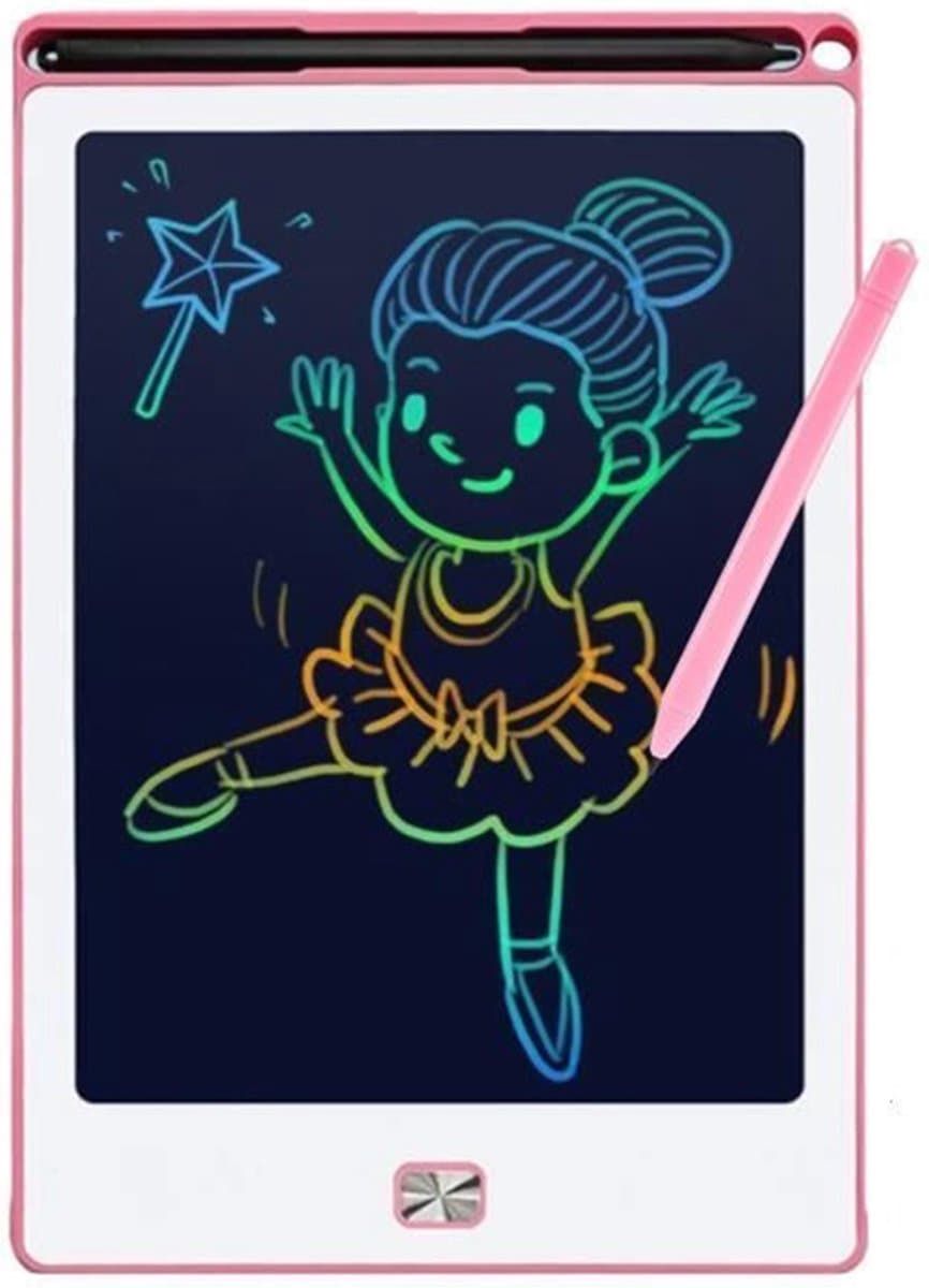 Tekentablet - Uitwisbaar tekenbord voor kinderen - Leren tekenen - Roze schrijfbord- LCD Wisbord - Educatief speelgoed - Jongen / Meisje - Kinderspeelgoed - 3 jaar / 4 jaar / 5 jaar / 6 jaar / 7 jaar / 8 jaar — afbeelding 1