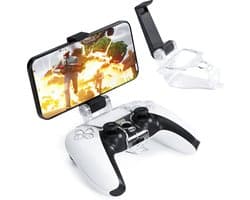 YONO Telefoonhouder geschikt voor Playstation PS5 Controller - Smartphone Klem - Accessoires