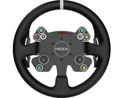 Moza Racing CS V2P – 330 mm sim racing stuurwiel – zonder basis – aluminium frame, magnetische shifters & RGB-knoppen - PC