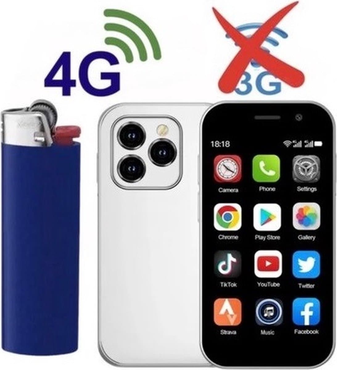 Medj - Mini smartphone- mobiele telefoon- superkleine -klein -4G -Snelste -mini- gsm -android 10 — afbeelding 1