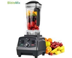 Multifunctionele keukenmachine - 36000 RPM - 2200W - Blender - Mixen - Pureren - Keukenmixer - Smoothie maker - 2 Liter - inclusief droogmolen 500ML - ABS - Antraciet