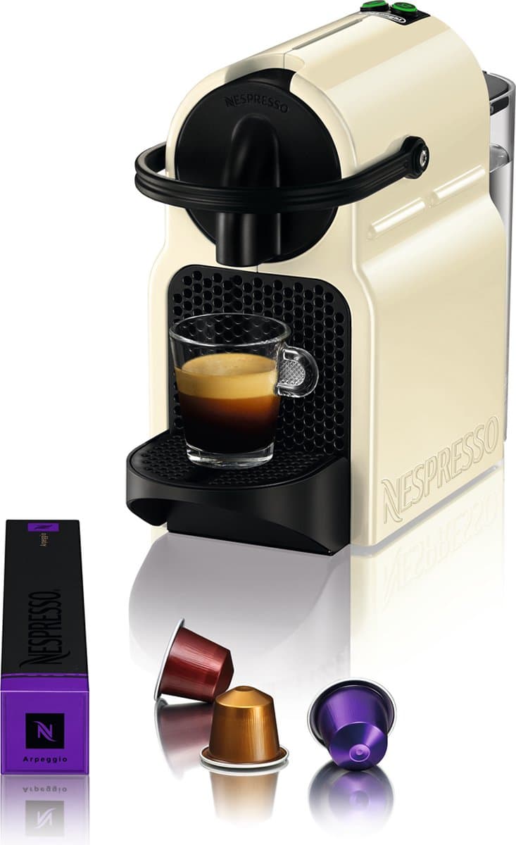 De'Longhi Nespresso Inissia EN80.CW - Koffiecupmachine - Creme Wit - Beige — afbeelding 1
