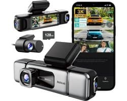 Solidchoice - 4-Kanaals Dashcam voor Auto met GPS en Wi-Fi