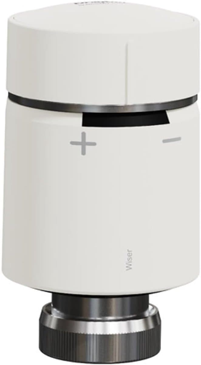 Radiatorthermostaat - Slimme Verwarmingsregelaar - Ruimte-voor-ruimte Verwarming - Open Raam Herkenning - 15 Volt - Wit — afbeelding 1