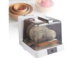 Mini Vaatwasser - Compacte Afwasser - Keuken Schoonmaken - 4 Wasprogramma's - 6L Watertank - Wit