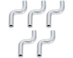 Kabel Eindkap 5 Stuks - Universele Gaskabel - Stalen Eindkappen - Duurzaam - Geschikt voor Grasmaaier - Lengte 24 mm