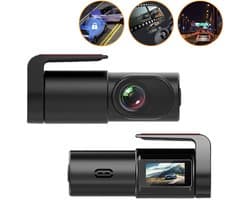Dashcam Voorkant - 1080P Mini WiFi Dashcam - Slimme Auto-Dashcam - Parkeermonitor En Super Nachtzicht