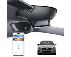 4K UHD 2160P Dashcam Auto, Geïntegreerde OEM-Look, Speciaal voor Volvo S60 V60 Cross Country 2023 2024 2025 2026 B5 B6 T5 T8(Model B), Loop-opname, G-sensor, WiFi & App, 64 GB kaart