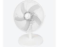 Kinzo, Tafelventilator, diameter 30 cm, Wit, 3 snelheden, 35W