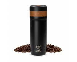 JOR Products® French Press - Koffiezetapparaat - Koffiebonen - Thermoskan - Camping - Reizen - Travel Mug - Espresso - Thee