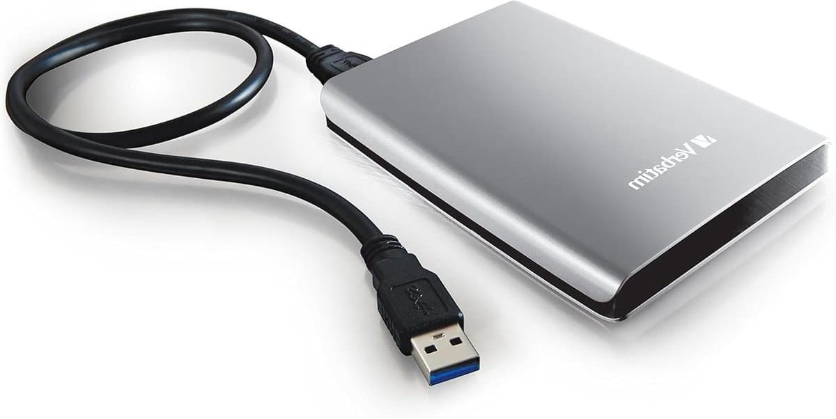 Externe Harde Schijf - Draagbare Opslag - Bestanden Opslaan - Snelle USB 3.0 - 1 TB - Zilver — afbeelding 1