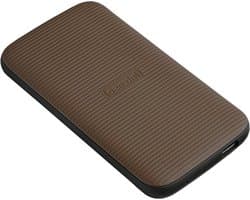 Externe SSD - Portable Drive - Snelle Data Transfer - Rubberen Oppervlak - 1 TB - Bruin