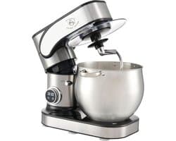 Keukenmachine - Mixer Deegmachine - Bakken en Koken - Krachtige Motor - 12 Liter - Zilver