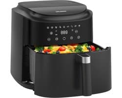 Heteluchtfriteuse XXL - Airfryer Frituurpan - Gezond Koken - 9 Liter XL Capaciteit - 2350 Watt - Zwart