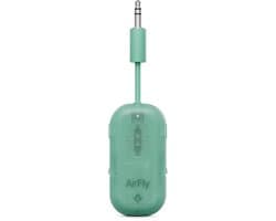 Twelve South AirFly Pro 2 – Geniet van in-flight entertainment – Verbind 1 of 2 hoofdtelefoons via Bluetooth – 25+ uur batterijduur - Groen