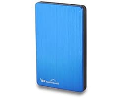 Externe Harde Schijf - Draagbare Opslag - Bestanden Opslaan - Plug and Play - 500 GB - Blauw