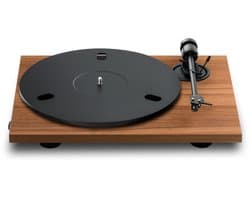 Pro-Ject E1.2 Phono Pick it MM E Platenspeler - Ingebouwde Voorversterker – Handgemaakt – Plug & Play – Walnoot