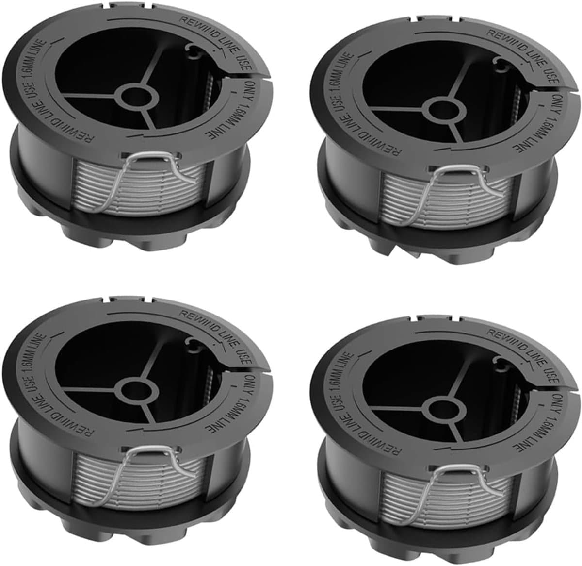 SnelShoppen - Vervangspoel 1.6 mm x 6 m voor Grasmaaier, Compatibel met Diverse Grastrimmers, Sterke Nylon Draad, Ideaal voor Tuinonderhoud — afbeelding 1