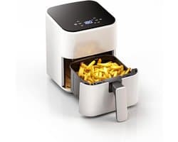 KIRA® Mini Airfryer - Airfryer Klein - Digitaal Display - Wit - 26 x 21cm x 28cm