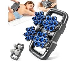 Thijox - Massagepistool voor Diepe Weefselmassage met 28 Verwisselbare Kappen, 6 Modi en 20 Snelheden, Spierontspanning voor Schouder en Rug, Ideaal v
