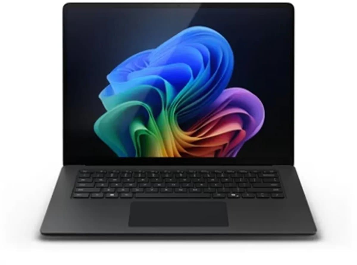 Microsoft Surface Laptop - Copilot+ PC - 15 inch HDR Touchscreen - Snapdragon X2 Elite - 16GB - 512GB - Platinum — afbeelding 1