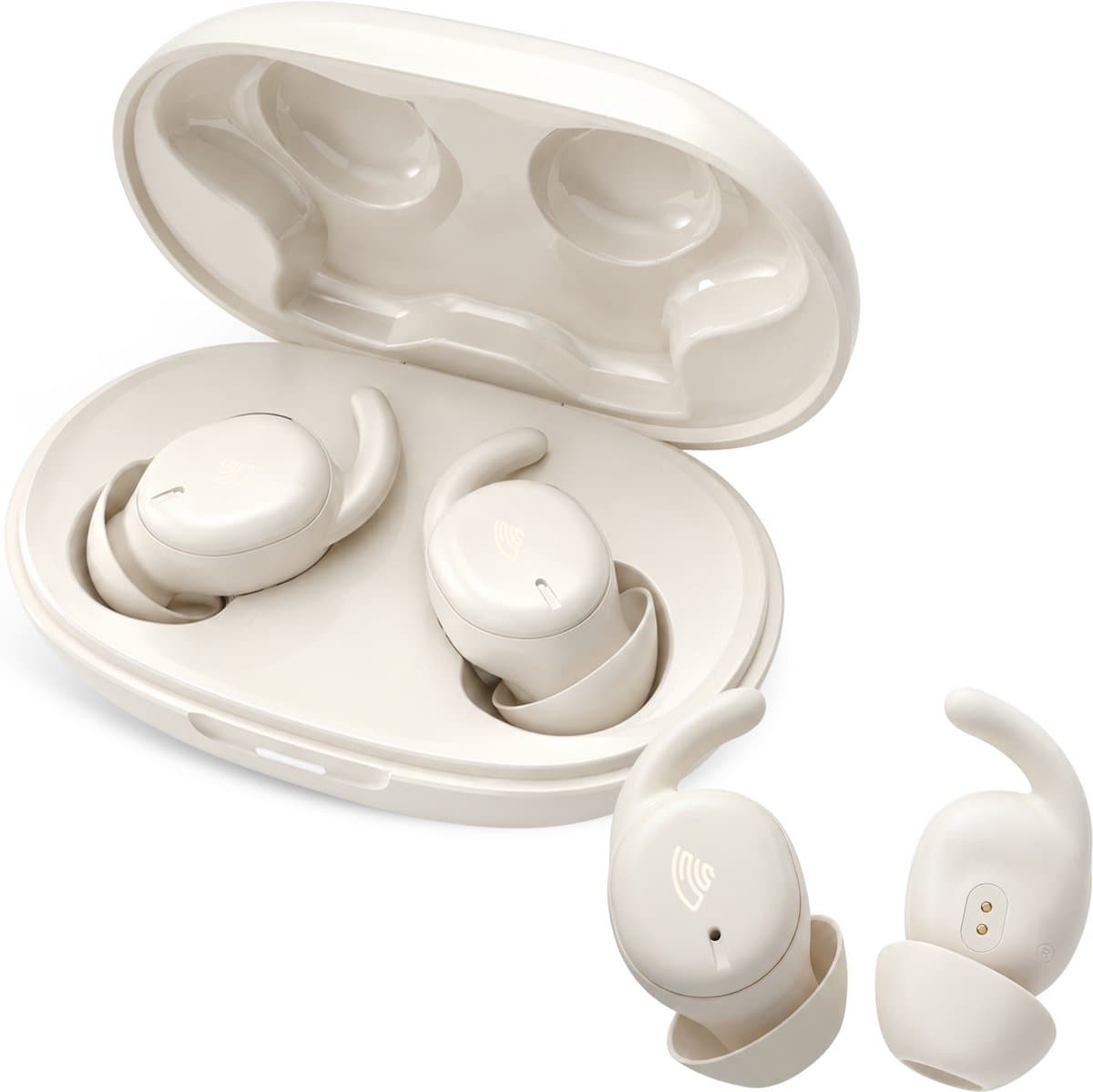 Golden Sound Slaap oordopjes Pro - Oortjes draadloos - Draadloze ooropjes - Bluetooth oortjes - White noise - Geavanceerde Noise Cancelling - 20 uur batterijduur - -40dB geluidsreductie — afbeelding 1