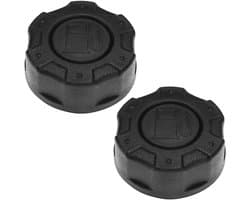 Dailygoods- Brandstoftankdop 2 Stuks - Compatibel met Sheppach MS 139-42/MS 161-46 - Vervangt OEM 5911240031 - Buitendiameter 60 mm - Hoogte 24,5 mm - Duurzaam kunststof - Brandstofdop
