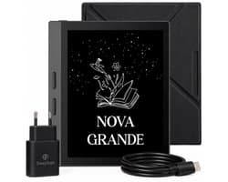 SwayTosh E-Reader Nova Grande – 7 inch 2026 – 32GB + Cloud Opslag – Ereader Met Luxe Hoes – Storytel-Ondersteuning – Schermverlichting en Nachtmodus – E Reader Voor Ebook & Luisterboeken – Met Oplader