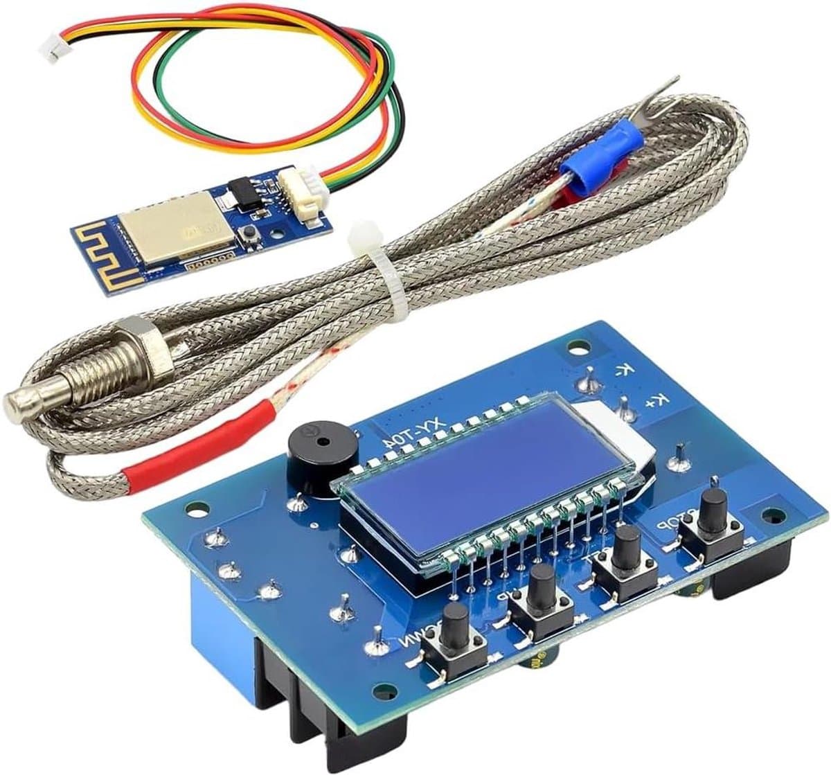 Digitale Thermostaat - Temperatuurregelaar Controller - Procesbewaking Temperatuur - WIFI Afstandsbediening - -99 tot 999°C - Zwart — afbeelding 1