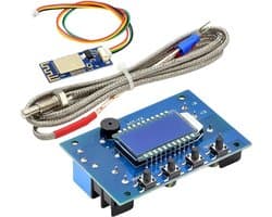 Digitale Thermostaat - Temperatuurregelaar Controller - Procesbewaking Temperatuur - WIFI Afstandsbediening - -99 tot 999°C - Zwart