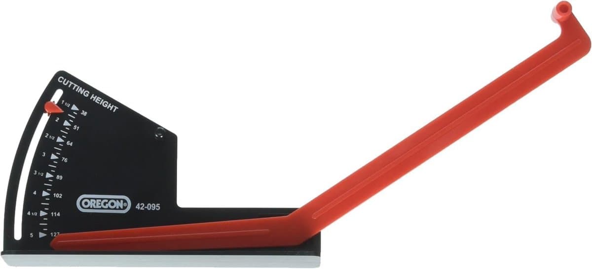 Motor dek meter - Nivelleringsgereedschap - Maaihoogte instellen - Gelegeerd staal - 1 stuk - Afbeelding kleur — afbeelding 1