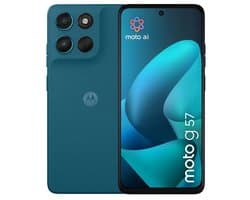 Motorola Moto G57 - Smartfoon - 5G - 8GB RAM - 256GB Opslag - Corsair Groen