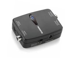 Marmitek Connect TC22 audio Converter digitaal - Toslink converter - Toslink naar coaxiaal en coaxiaal naar Toslink