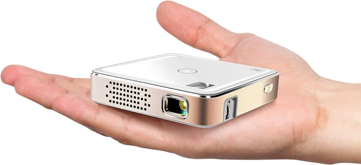 Ultra Mini draagbare projector 75 - HD LED DLP oplaadbare projector 100-scherm, ingebouwde luidspreker - HDMI, USB en Micro SD — afbeelding 1
