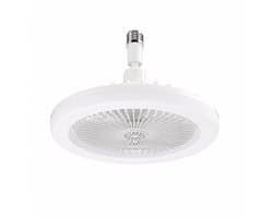 Sello! plafondventilator met verlichting – plafondlamp – drie snelheden – drie lichtkleuren – stil – afstandsbediening – wit