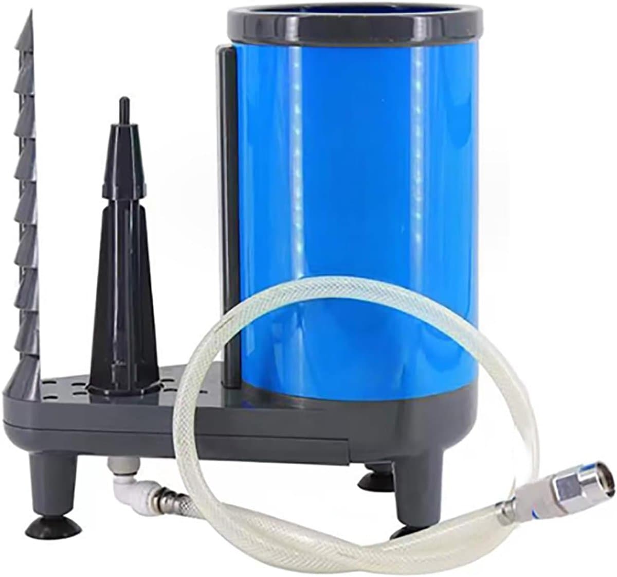 Glazen spoelmachine - Beker reiniger - Snel glazen wassen - Niet-elektrische bediening - 32x37cm - Blauw — afbeelding 1