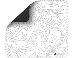 ATTACK SHARK CM02 - Gaming Muismat - XL 450x400x4 mm - Waterafstotend - Antislip - Gestikte Randen - Wit