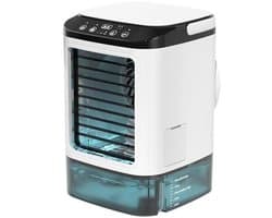 Aircooler - Luchtkoeler - Airconditioning - met IJsbox - met 900ml Water Tank - Koelelementen - Airco - 3 Snelheden - Wit