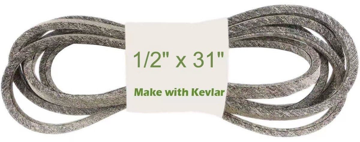 Grasmaaierband 1/2" x 31" - Kevlar - Compatibel met MTD en Cub Cadet - Ideaal voor duurzame prestaties - ShopVlot — afbeelding 1