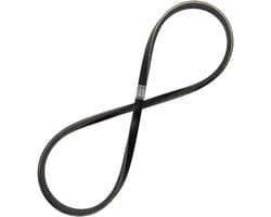 Vervangende Grasmaaier Riem - Aandrijfriem Grasmaaier - Gazononderhoud - Perfecte Pasvorm - 1/2X38 5/16 - Zwart