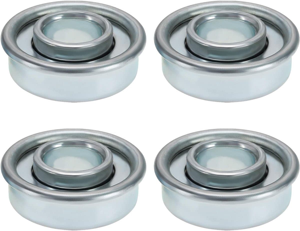 Dailygoods- Maaiertrekker Lager 4 Stuks - Wiellagers - Staal - Buitendiameter 28,6 mm - Binnendiameter 12,2 mm - Dikte 9,8 mm - Wiellager — afbeelding 1