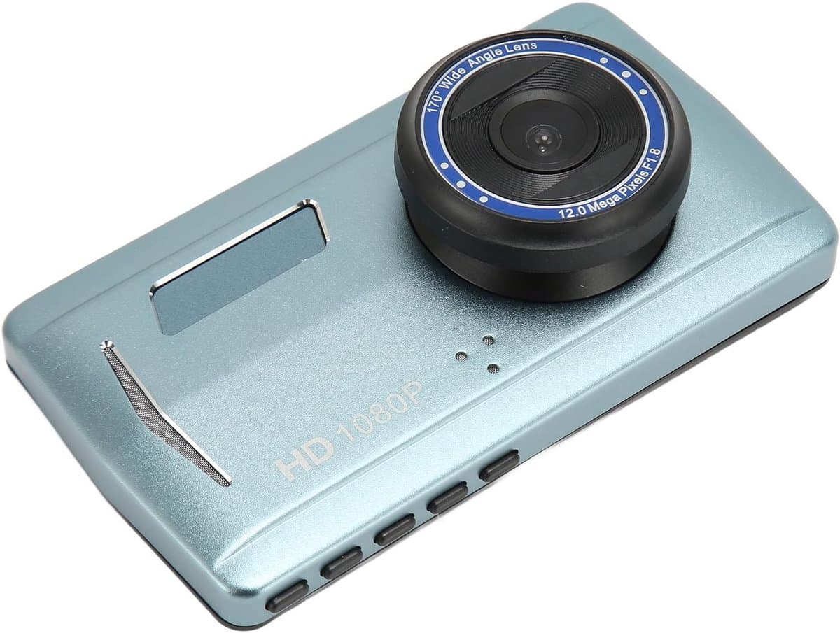 SnelShoppen - Auto Dash Cam met Nachtzicht en Videorecorder 4.5 Inch 170 Graden Hoek voor Auto's - Duurzaam en Eenvoudig te Installeren — afbeelding 1