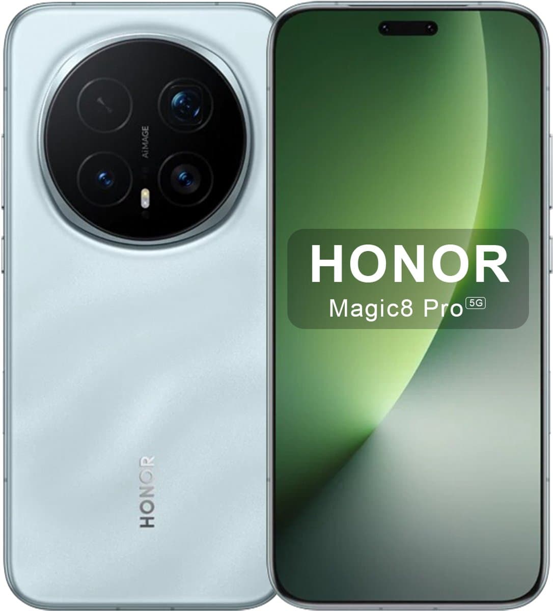 HONOR Magic8 Pro 5G - 12GB+512GB Cyaan - 200MP KI-Kamera — afbeelding 1