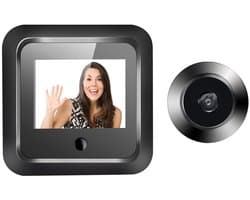 2,4-inch slimme deurkijker - TFT LCD-scherm - 300.000-pixel 95° groothoekcamera - foto- en video-opname - eenvoudige installatie